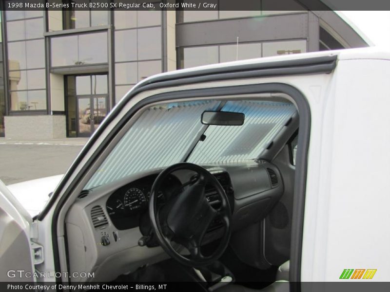 Oxford White / Gray 1998 Mazda B-Series Truck B2500 SX Regular Cab