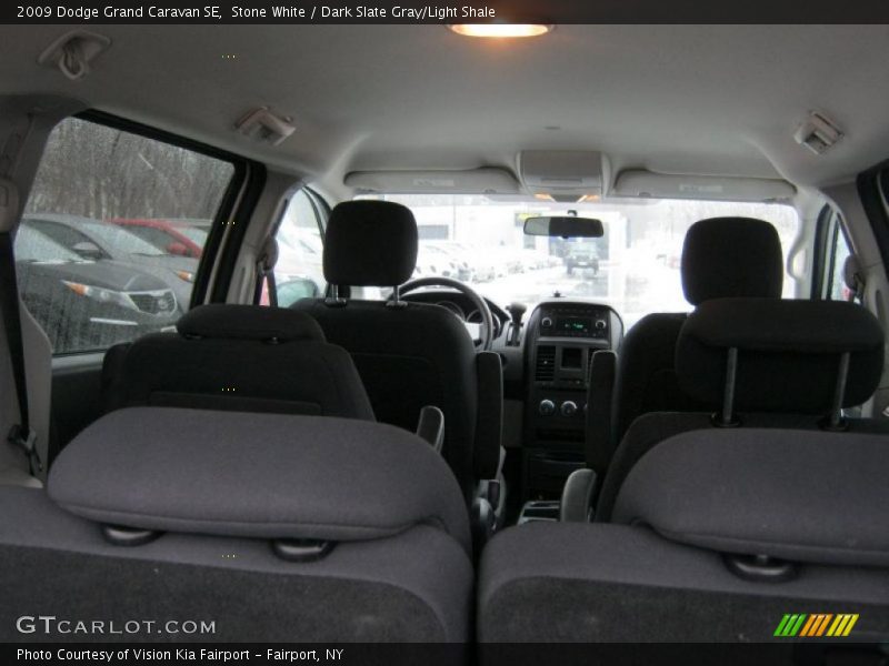 Stone White / Dark Slate Gray/Light Shale 2009 Dodge Grand Caravan SE