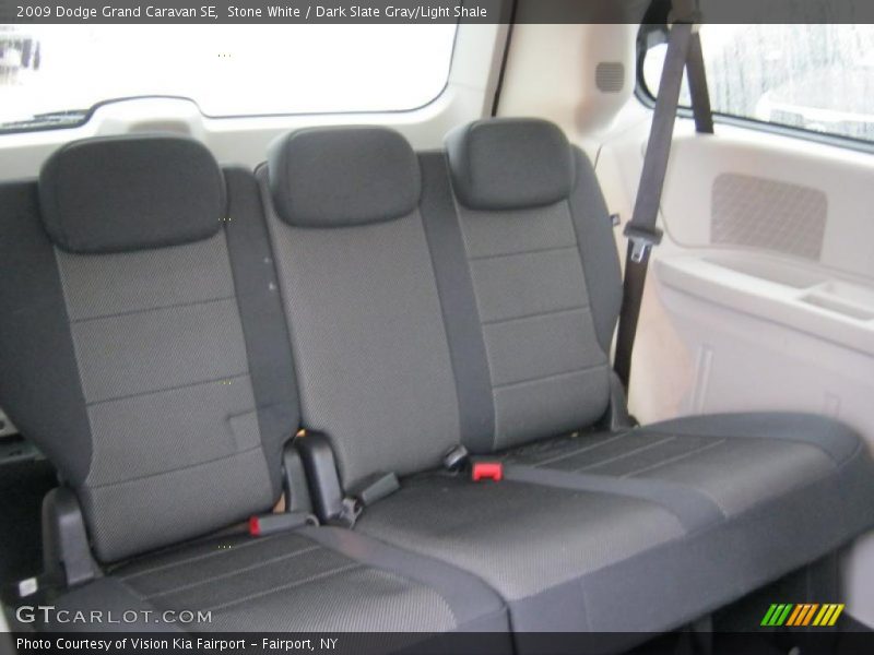 Stone White / Dark Slate Gray/Light Shale 2009 Dodge Grand Caravan SE