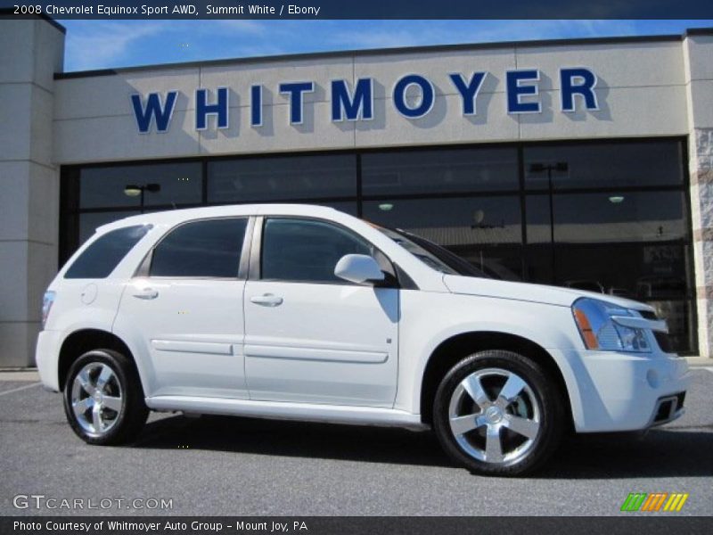 Summit White / Ebony 2008 Chevrolet Equinox Sport AWD