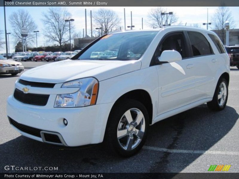 Summit White / Ebony 2008 Chevrolet Equinox Sport AWD