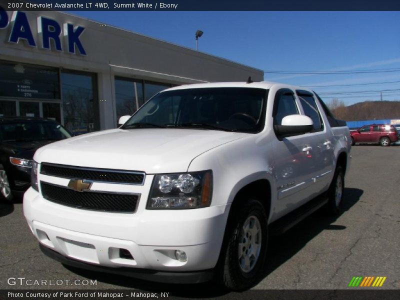 Summit White / Ebony 2007 Chevrolet Avalanche LT 4WD