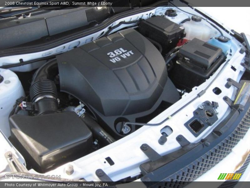  2008 Equinox Sport AWD Engine - 3.6 Liter DOHC 24-Valve VVT V6