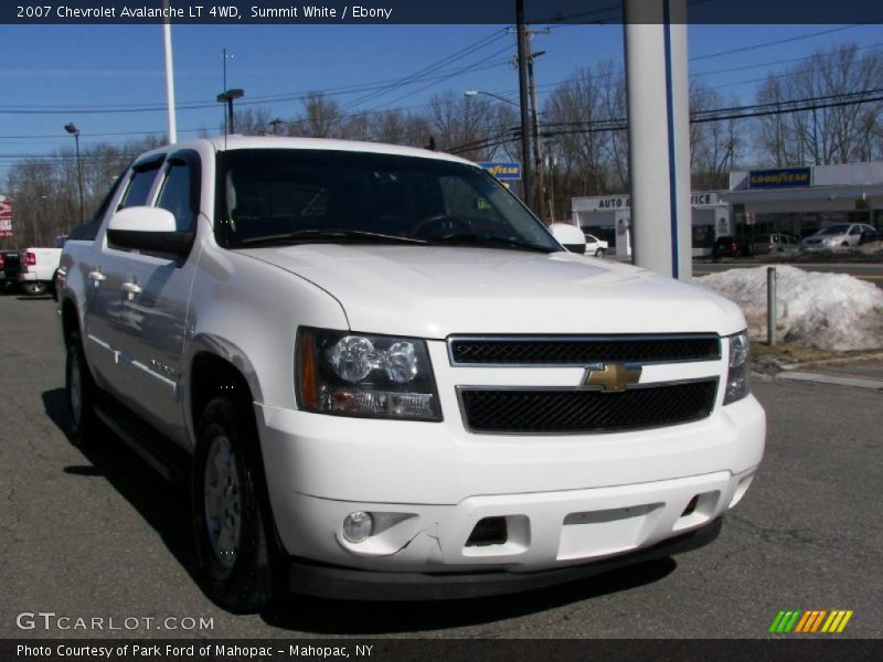 Summit White / Ebony 2007 Chevrolet Avalanche LT 4WD