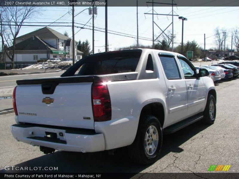 Summit White / Ebony 2007 Chevrolet Avalanche LT 4WD