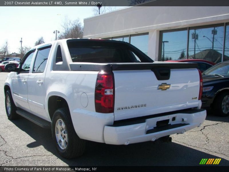 Summit White / Ebony 2007 Chevrolet Avalanche LT 4WD