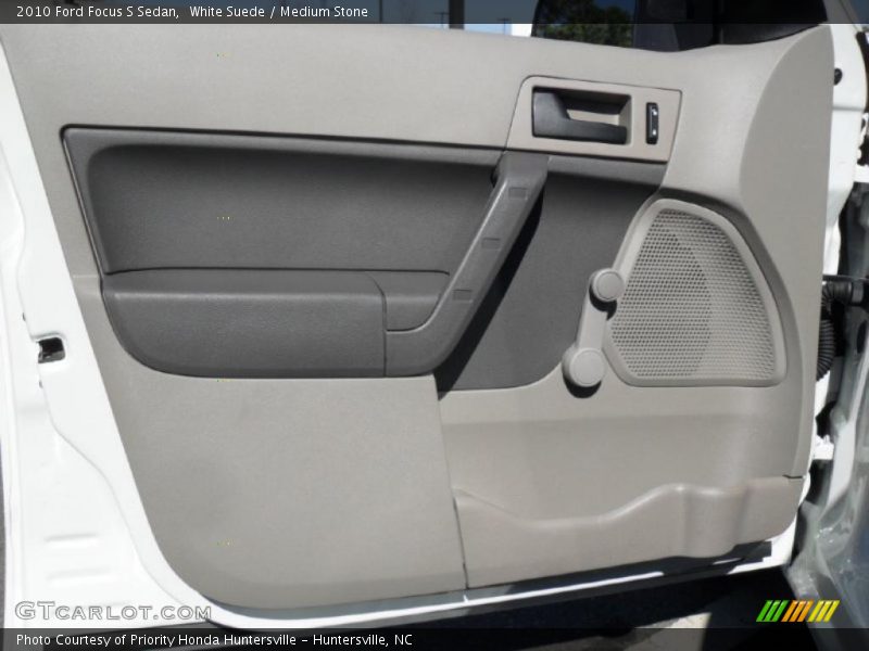 White Suede / Medium Stone 2010 Ford Focus S Sedan