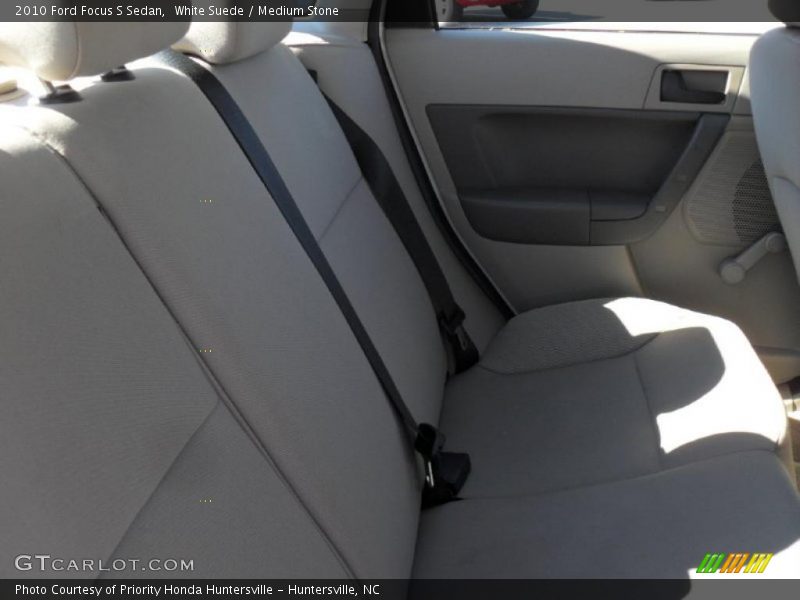 White Suede / Medium Stone 2010 Ford Focus S Sedan