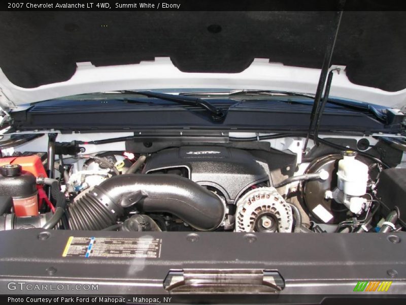Summit White / Ebony 2007 Chevrolet Avalanche LT 4WD