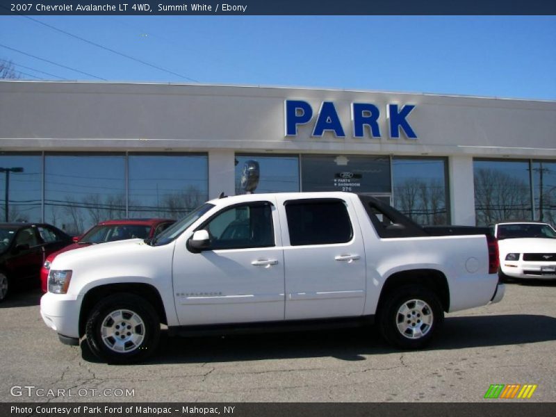 Summit White / Ebony 2007 Chevrolet Avalanche LT 4WD