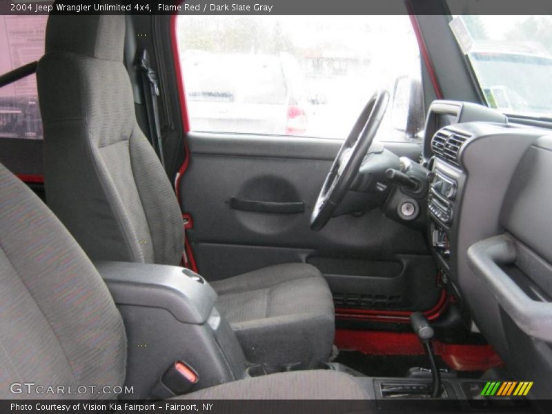 Flame Red / Dark Slate Gray 2004 Jeep Wrangler Unlimited 4x4