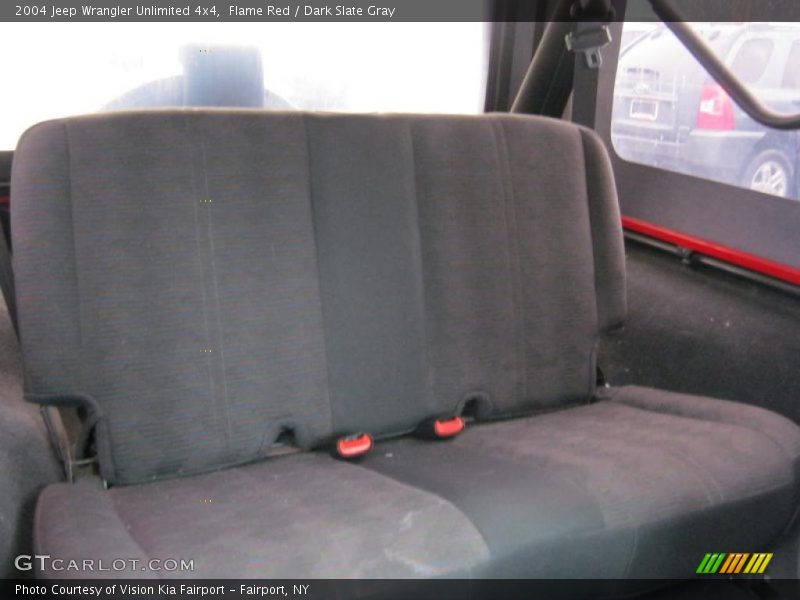 Flame Red / Dark Slate Gray 2004 Jeep Wrangler Unlimited 4x4