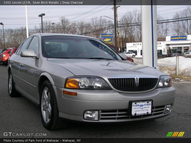 Silver Birch Metallic / Deep Charcoal 2002 Lincoln LS V8