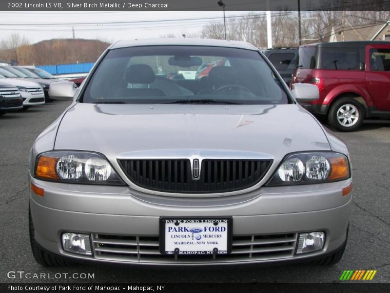Silver Birch Metallic / Deep Charcoal 2002 Lincoln LS V8