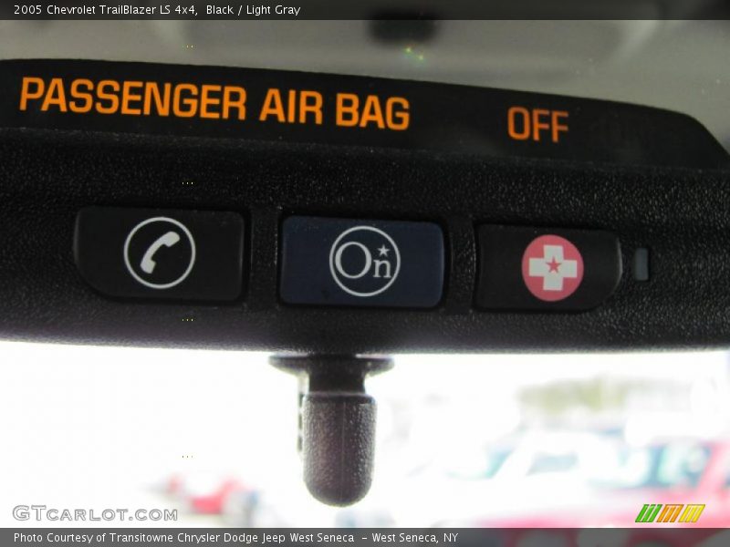 Black / Light Gray 2005 Chevrolet TrailBlazer LS 4x4