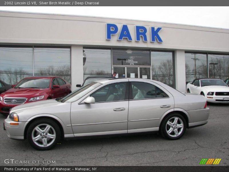 Silver Birch Metallic / Deep Charcoal 2002 Lincoln LS V8