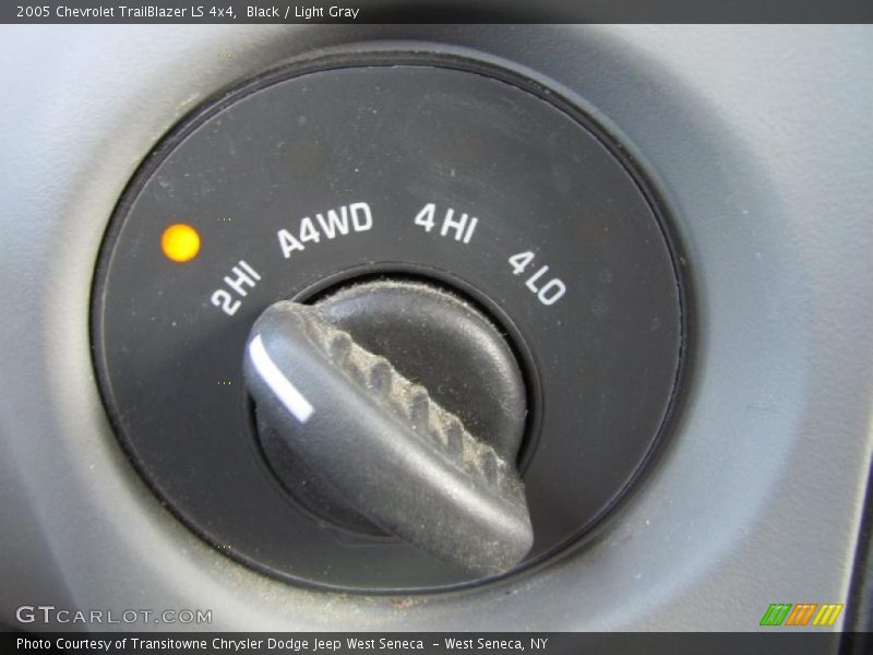 Black / Light Gray 2005 Chevrolet TrailBlazer LS 4x4