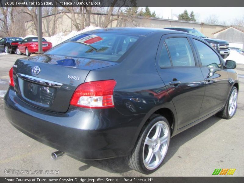  2008 Yaris S Sedan Dark Charcoal Interior