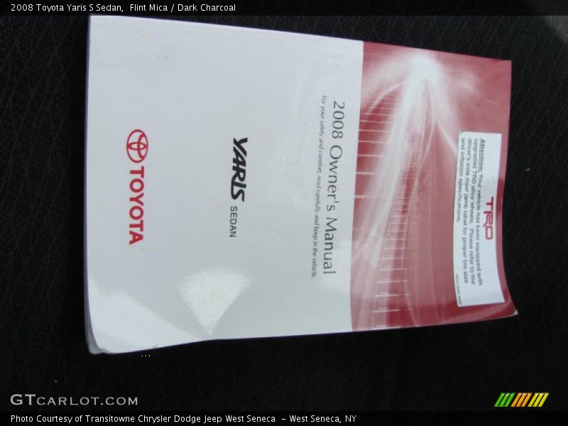 Flint Mica / Dark Charcoal 2008 Toyota Yaris S Sedan