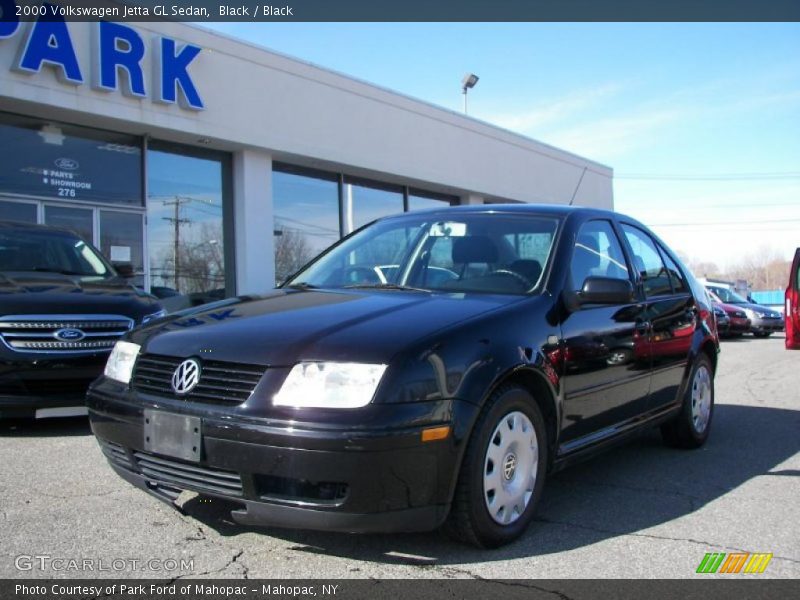 Black / Black 2000 Volkswagen Jetta GL Sedan