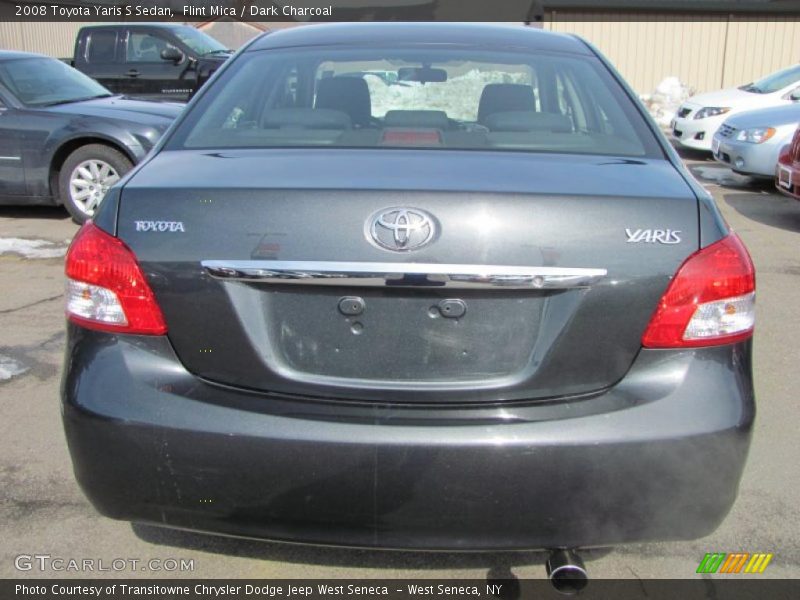 Flint Mica / Dark Charcoal 2008 Toyota Yaris S Sedan