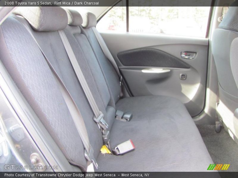  2008 Yaris S Sedan Dark Charcoal Interior