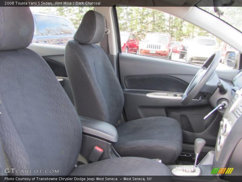  2008 Yaris S Sedan Dark Charcoal Interior