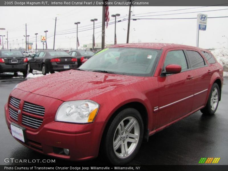 Inferno Red Crystal Pearl / Dark Slate Gray/Light Graystone 2005 Dodge Magnum R/T