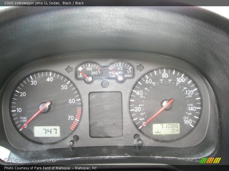 Black / Black 2000 Volkswagen Jetta GL Sedan