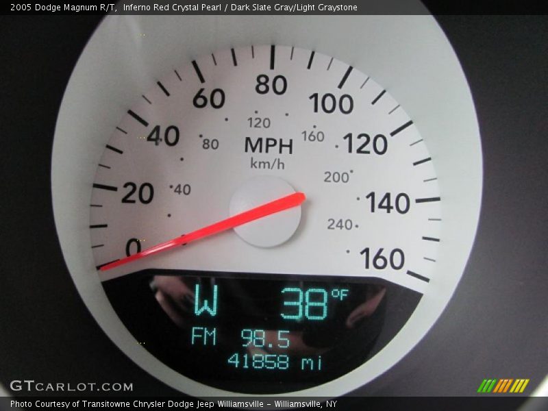 Inferno Red Crystal Pearl / Dark Slate Gray/Light Graystone 2005 Dodge Magnum R/T