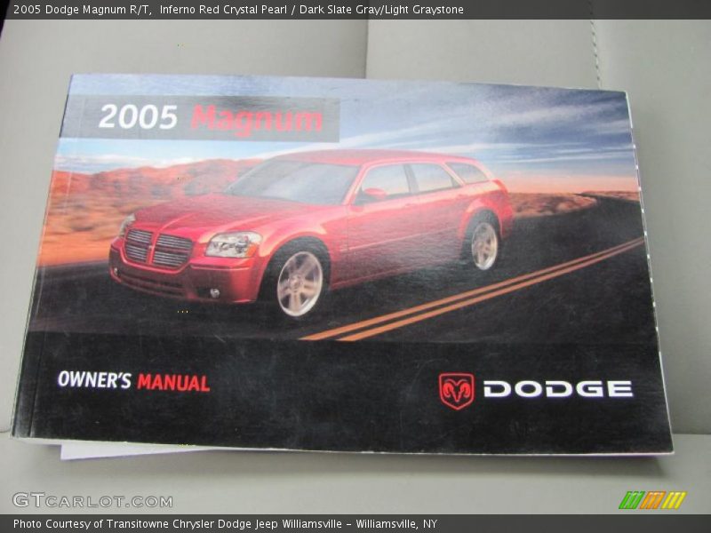 Inferno Red Crystal Pearl / Dark Slate Gray/Light Graystone 2005 Dodge Magnum R/T