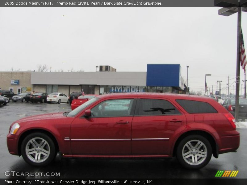 Inferno Red Crystal Pearl / Dark Slate Gray/Light Graystone 2005 Dodge Magnum R/T