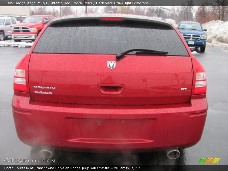 Inferno Red Crystal Pearl / Dark Slate Gray/Light Graystone 2005 Dodge Magnum R/T