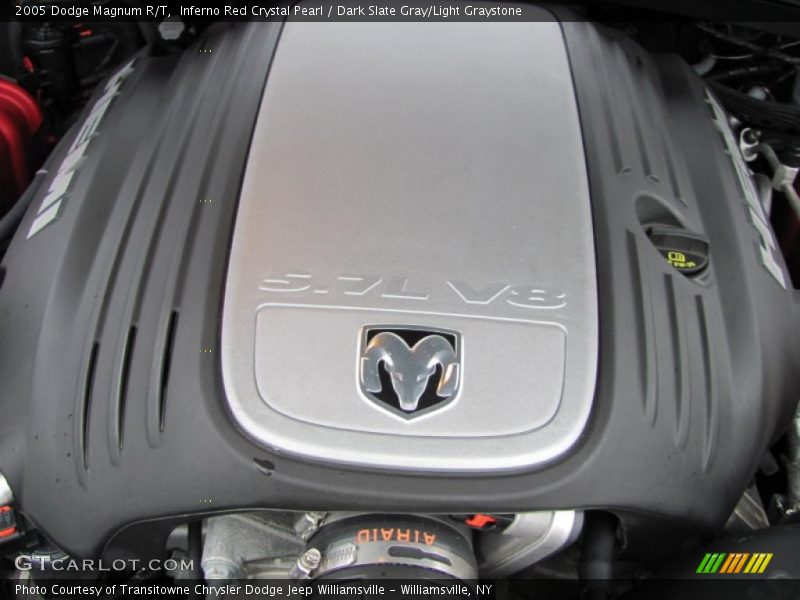 Inferno Red Crystal Pearl / Dark Slate Gray/Light Graystone 2005 Dodge Magnum R/T