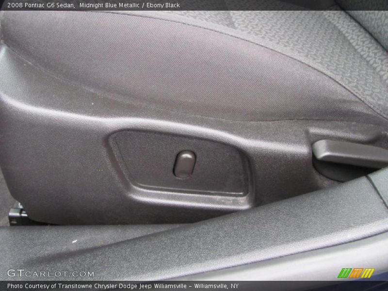 Midnight Blue Metallic / Ebony Black 2008 Pontiac G6 Sedan