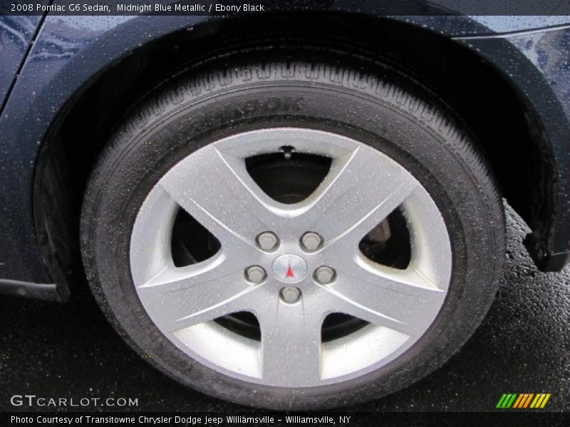 Midnight Blue Metallic / Ebony Black 2008 Pontiac G6 Sedan