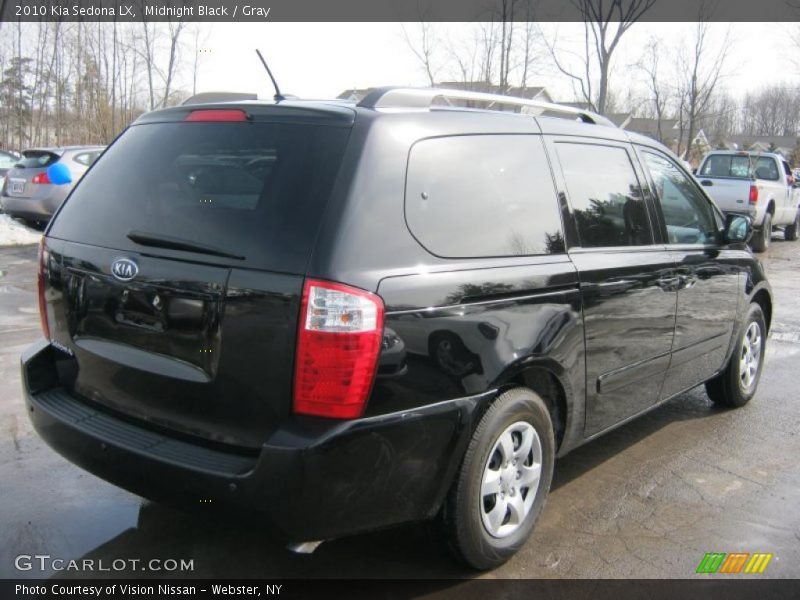 Midnight Black / Gray 2010 Kia Sedona LX