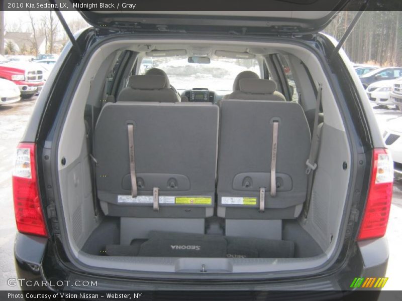 Midnight Black / Gray 2010 Kia Sedona LX