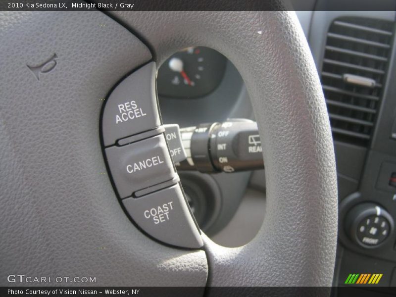 Midnight Black / Gray 2010 Kia Sedona LX