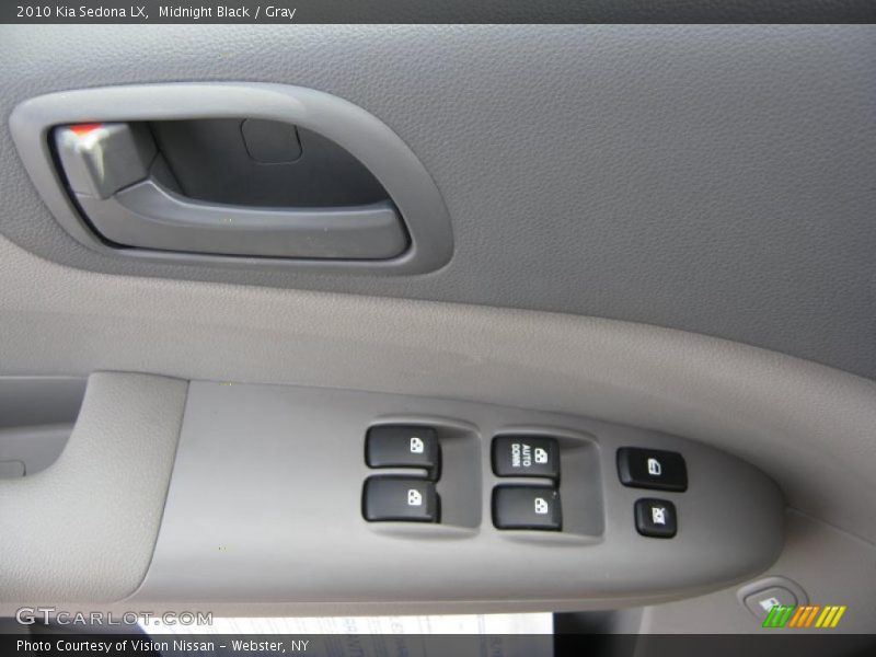 Midnight Black / Gray 2010 Kia Sedona LX