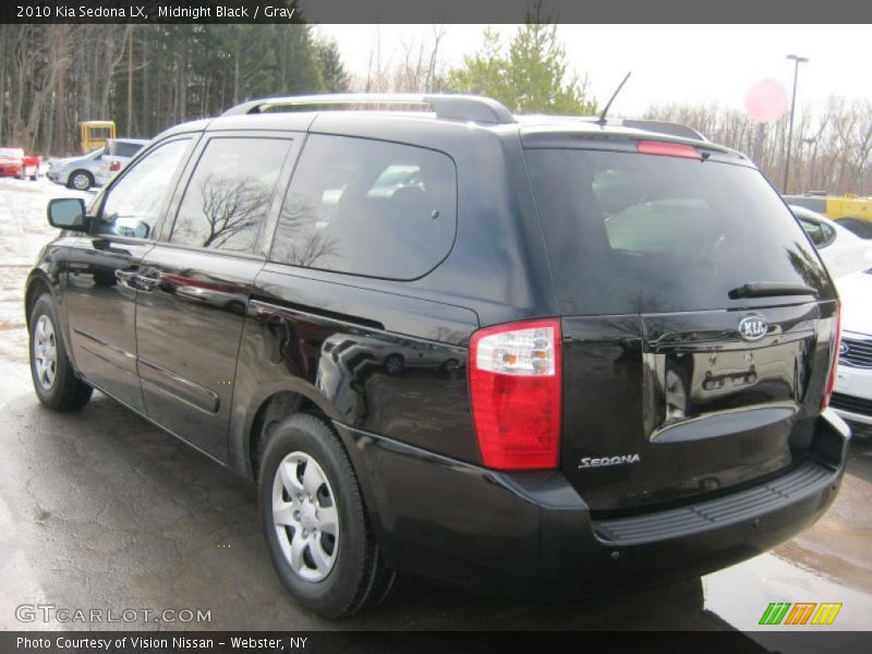 Midnight Black / Gray 2010 Kia Sedona LX