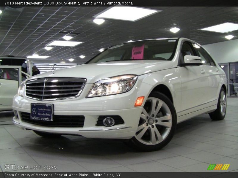 Arctic White / Almond/Mocha 2010 Mercedes-Benz C 300 Luxury 4Matic