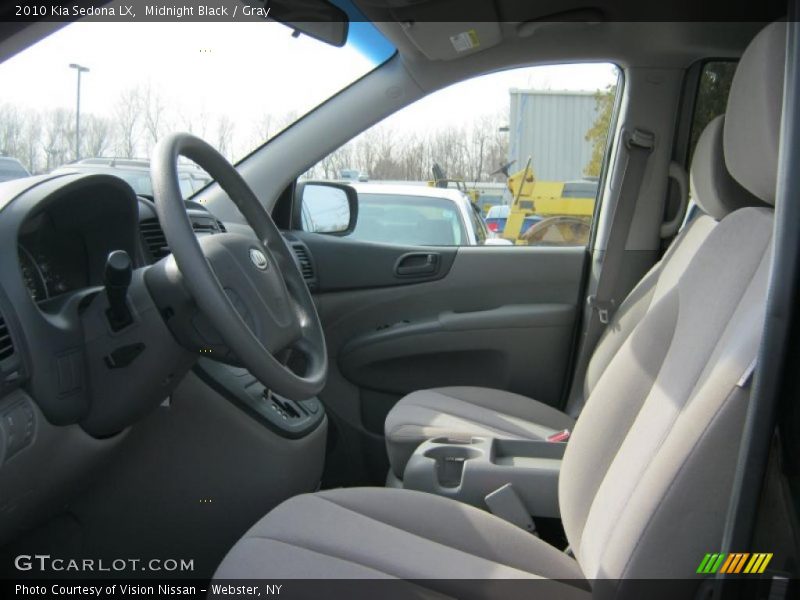 Midnight Black / Gray 2010 Kia Sedona LX