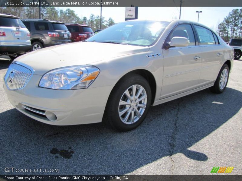 Sand Beige Metallic / Cocoa/Cashmere 2011 Buick Lucerne CXL