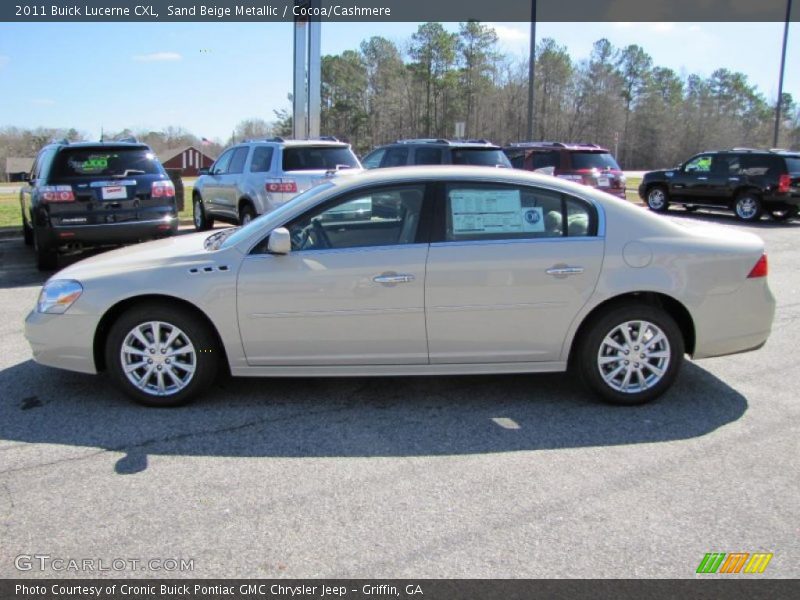 Sand Beige Metallic / Cocoa/Cashmere 2011 Buick Lucerne CXL