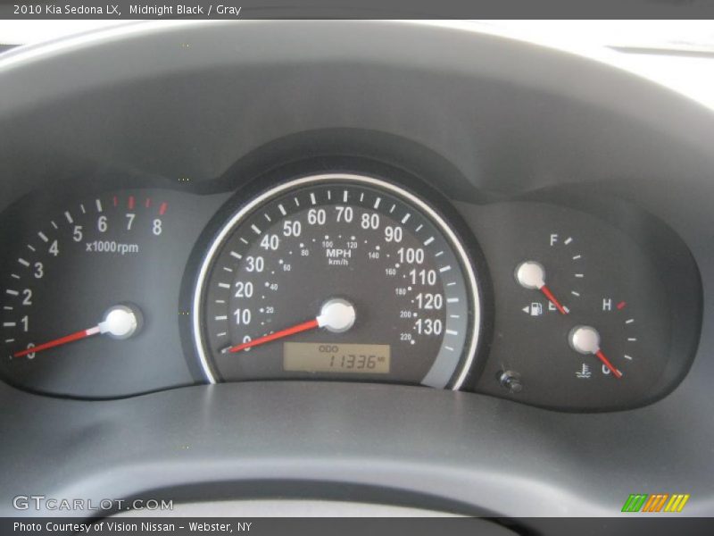 Midnight Black / Gray 2010 Kia Sedona LX
