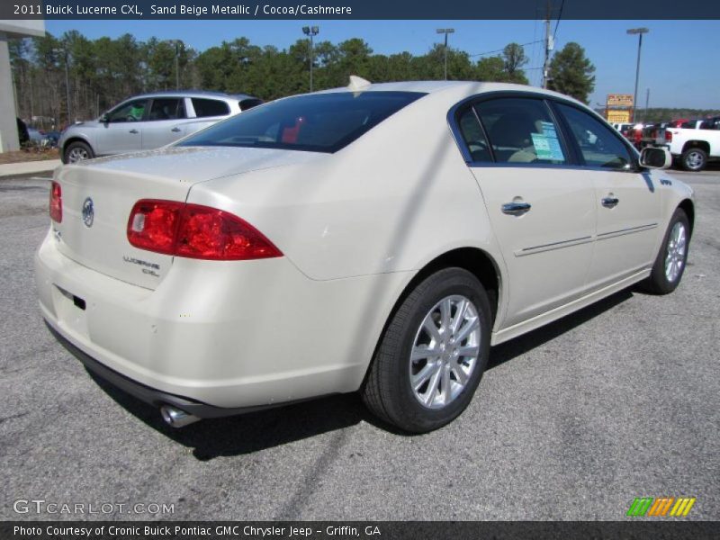 Sand Beige Metallic / Cocoa/Cashmere 2011 Buick Lucerne CXL