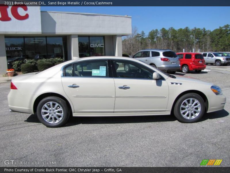 Sand Beige Metallic / Cocoa/Cashmere 2011 Buick Lucerne CXL
