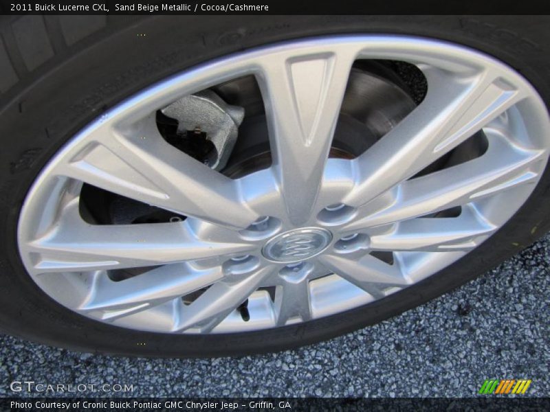 Sand Beige Metallic / Cocoa/Cashmere 2011 Buick Lucerne CXL