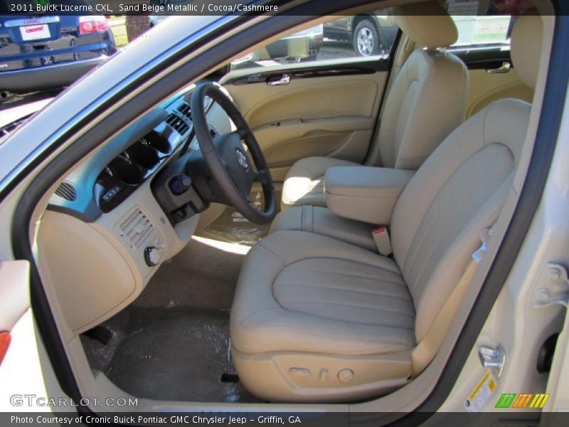 Sand Beige Metallic / Cocoa/Cashmere 2011 Buick Lucerne CXL